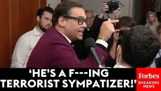 WATCH: George Santos Absolutely Explodes On Anti-Israel Protestor