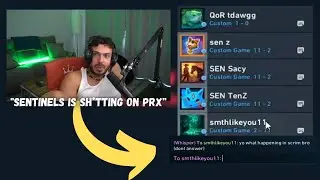 Tarik is SHOCKED Seeing SENTINELS v PRX Scrim RESULT..