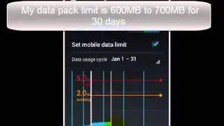 How to disable the mobile data connection when the internet pack limit is reached in Android?