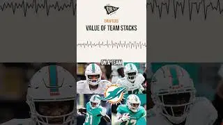 The Value of Team Stacks on Drafters #shorts #nfl #bestball