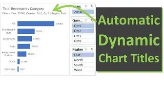 Create Descriptive And Dynamic Pivot Chart Titles In Excel Automatically!