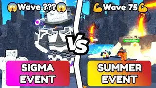 🔥SIGMA EVENT VS SUMMER EVENT IN ENDLESS MODE🤯 | Toilet Tower Defense