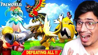 DEFEATING ALL 4 TOWER BOSS IN POKEMON WORLD😱