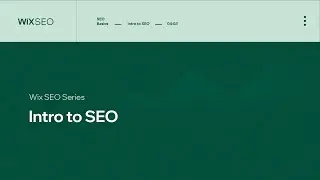 Intro to SEO | Wix SEO
