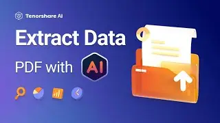 Tenorshare AI PDF - How to Extract Data from PDF with AI (ChatGPT Alternative)