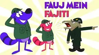 Fauj Mein Fajiti Ep 2 Pyaar Mohabbat Happy Lucky Indian Indian  Cartoon Show