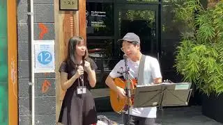 Euca performing at the 2022 ANBC Braddon Busking Festival