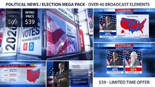 Broadcast - Political News / Election Mega Pack | After Effects Template