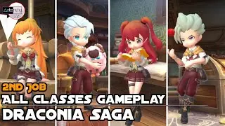 Draconia Saga: All Classes 2nd Job Gameplay [MMORPG Mobile on Android/iOS]