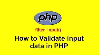 How to Validate input data in PHP || Validate email and number using filter_input function