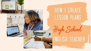 Lesson Plan With Me | High School English Teacher