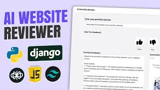 Build a Full Stack AI Web App: AI Website Reviewer With Python, Django, Voiceflow, JS & Tailwind
