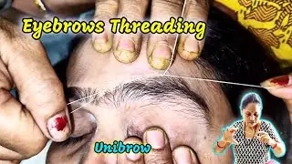 Eyebrow Threading Tutorial | UNIBROW