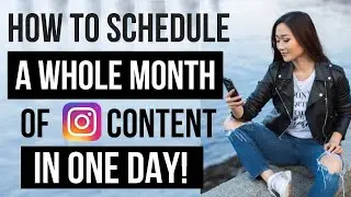 How to PLAN, SCHEDULE, and AUTOMATE your Instagram posts! (Create CONSISTENT Content in your SLEEP!)