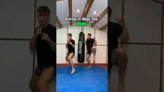 Karate vs Muay Thai kicks…