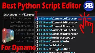 Revit Snippet: Get Dynamo's Best Python Node Editor