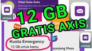 Cara Mendapatkan Kuota Gratis 12 GB AXIS - WORK