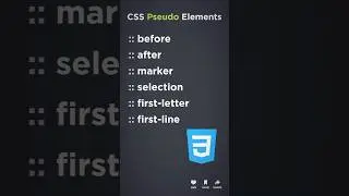 All CSS Pseudo Elements Explained 🤯🤯🤯 #frontend