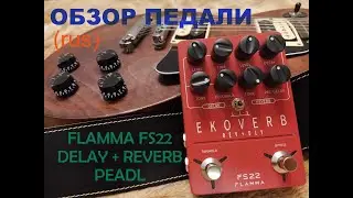 Обзор педали FLAMMA FS22 Delay + Reverb УДИВИТЕЛЬНЫЙ ЗВУК И ВОЗМОЖНОСТИ ЗА 98$ Китайцы поражают!