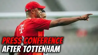 Press talk with Vincent Kompany after Tottenham Hotspur - FC Bayern | 🇬🇧 #AudiFCBTour