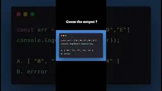 Can You Guess the Output? Test Your JavaScript Skills! 🚀💻 #coding  #programming #webdevelopment