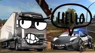 Euro Truck Simulator - IDIOTS ON THE ROAD | BEST OF #9