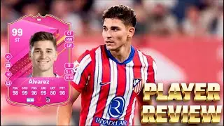 ¡LA ARAÑA ROJIBLANCA! -REVIEW JULIAN ALVAREZ 99 SBC FUTTIES PREMIUM EAFC 24/ FIFA 24