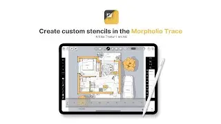 How to create custom stencils in the Morpholio Trace app on iPad. #architecture #ipaddrawing