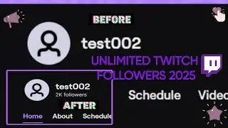 Free Unlimited Twitch Bot Followers (2025) (Discord)