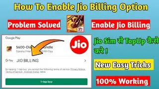 How To Enable Jio Billing In Free Fire || Jio Se Diamonds TopUp Kare || Enable Jio Billing