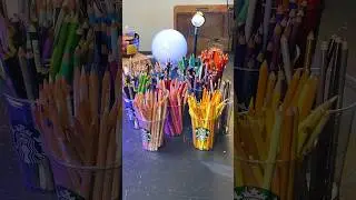 ASMR pencil organising