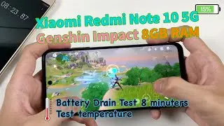 Xiaomi Redmi Note 10 5G Genshin Impact Gameplay | Dimensity 700 5G