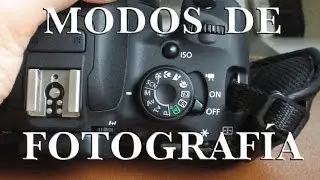 Los modos manuales en una cámara de fotos