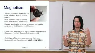 Magnetism and Electromagnetic Induction - Descriptive Physics Lecture