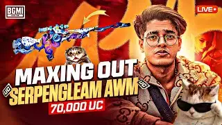 JONATHAN 70,000 UC SERPENGLEAM AWM OPNING | AWM LEVEL 7 UPGRADE ? | BGMI