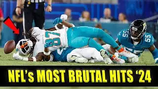 Brutal Hits: NFL's Most Violent Moments of 2024