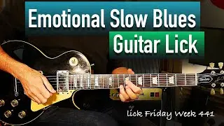 Emotional Guitar Lick & Multi Box Linking - Lick Friday Week 441