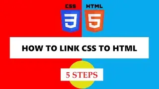 How to Link External CSS in HTML Webpage || Visual Studio Code