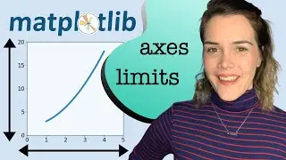 How to change the axes limits of a matplotlib figure || Matplotlib Tips