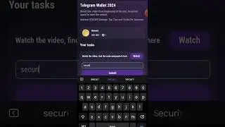 Telegram Wallet 2024 | TAPSWAP CODE | Step-by-Step Guide to Telegram Wallet 2024: Quick Tutorial