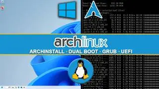 How To Install Arch Linux | Dual Boot Windows | GRUB | UEFI