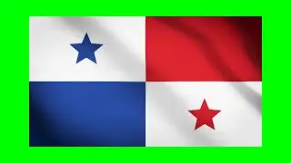 PANAMA 🏳️ FLAG Frame MOTION BORDER💯| #greenscreen effects - chroma key animations  VIDEO HD *1080*