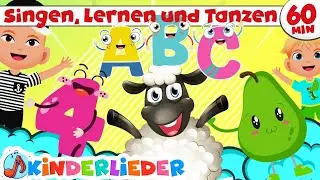 Kinderlieder Compilation (60 Min)🎶👶 Lernlieder zum Mitsingen und Lernen für den Kindergarten