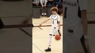 LaMelo from halfcourt 🤯 @ballislife