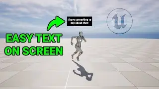 Easy Text on Screen with UMG in Unreal Engine 5