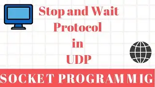 Stop and Wait Protocol Implemented in UDP C | Socket programming in C