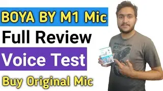 Boya BY M1 Mic Review | Boya BY M1 Unboxing & Review | Boya BY M1 Mic Audio Test 2023