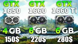 GTX 1650 vs GTX 1660 vs GTX 1660 Ti Test in 7 Games