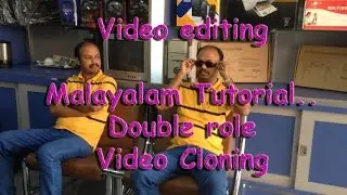 Double role video ( Video Cloning ) video editing tutorial