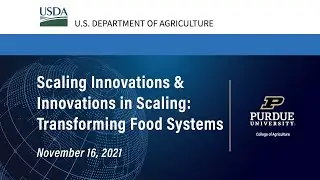 Global Agriculture Innovation Forum: Scaling Innovations & Innovations in Scaling - Nov. 16, 2021